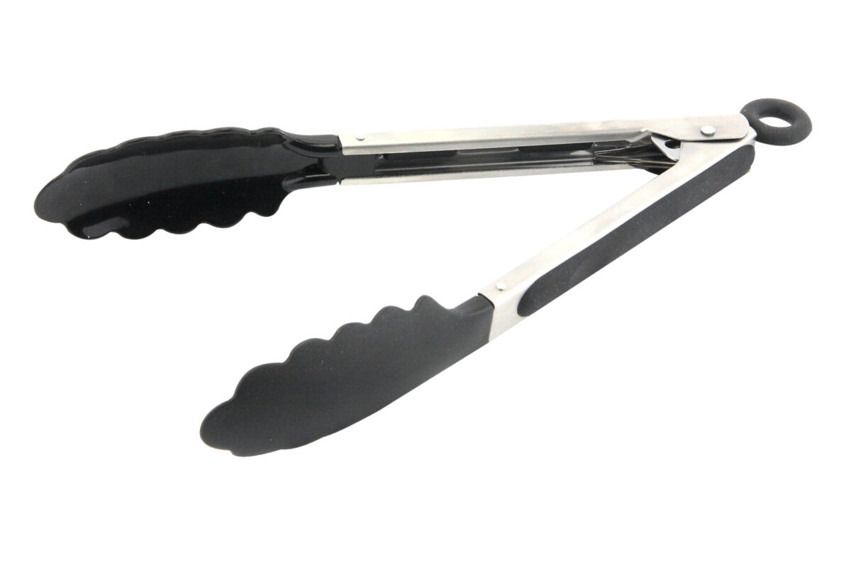 Cooking serving kitchen tongs silicon stainless steel Apollo heavy duty