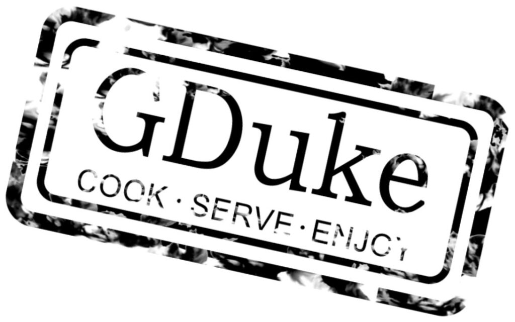 GDuke Dublin Ireland kitchenware supplier logo stamp