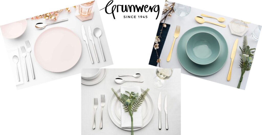 Grunwerg Ireland tableware and cutlery collections